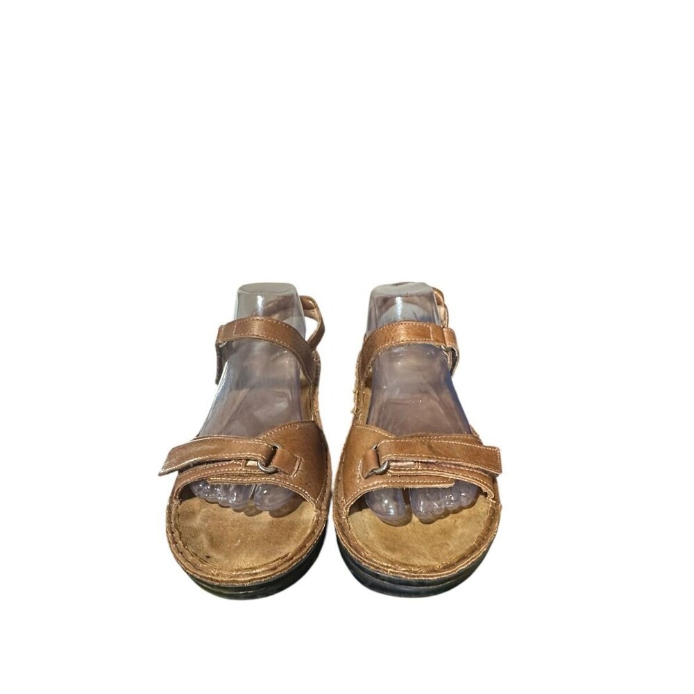 Naot Rosemary Brown Leather Comfort Sandals Women’s EU 43 Unisex L 12 M 10